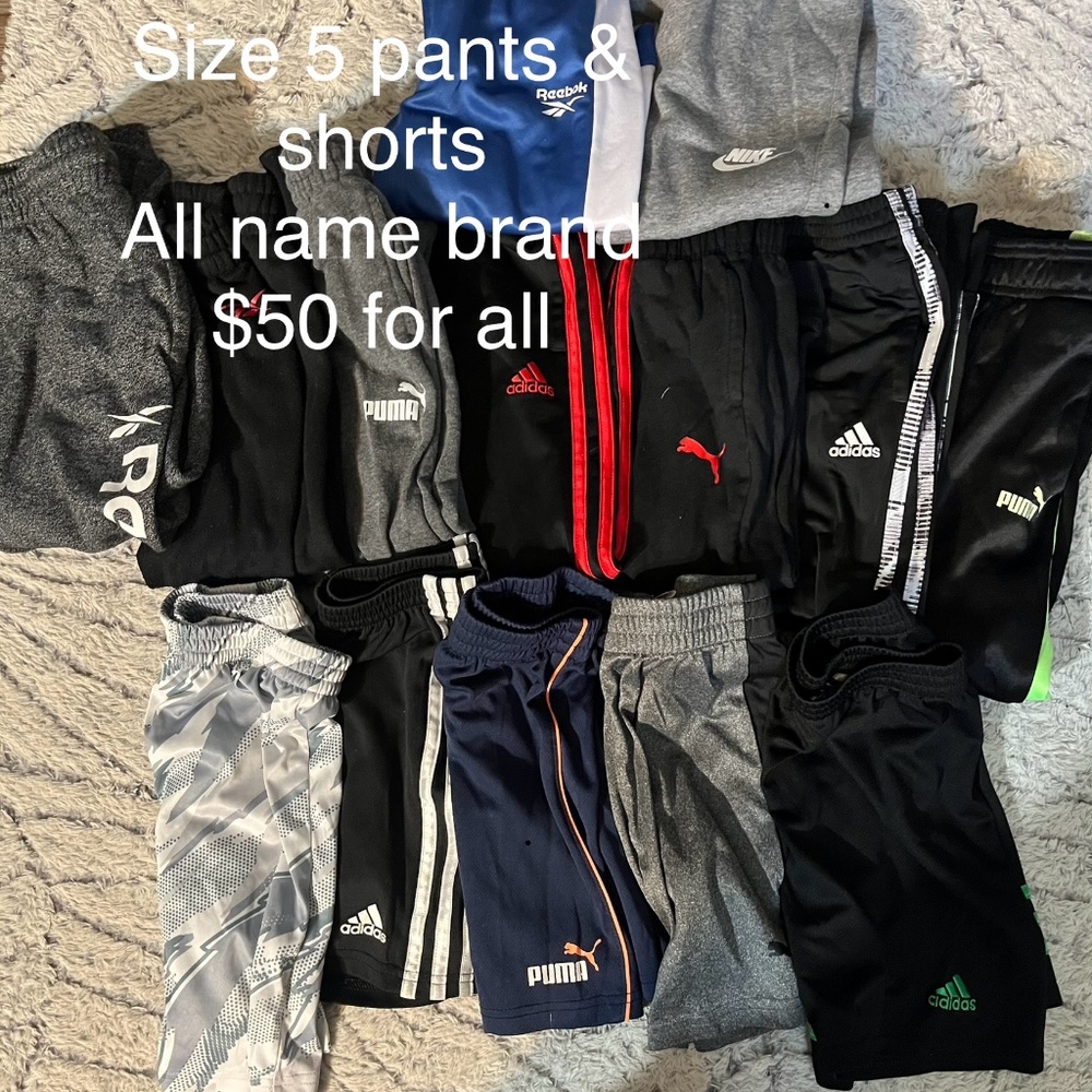 Boys pants and shorts